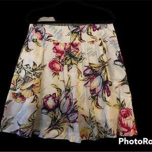 Cabi floral skirt